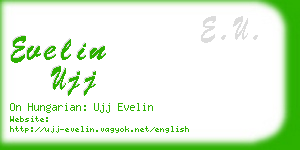 evelin ujj business card